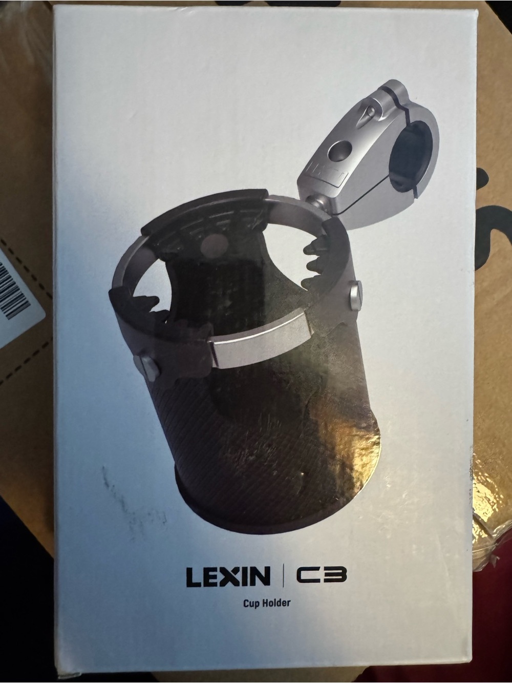 LEXIN C3 Motorcycle Cup Holder - Black
